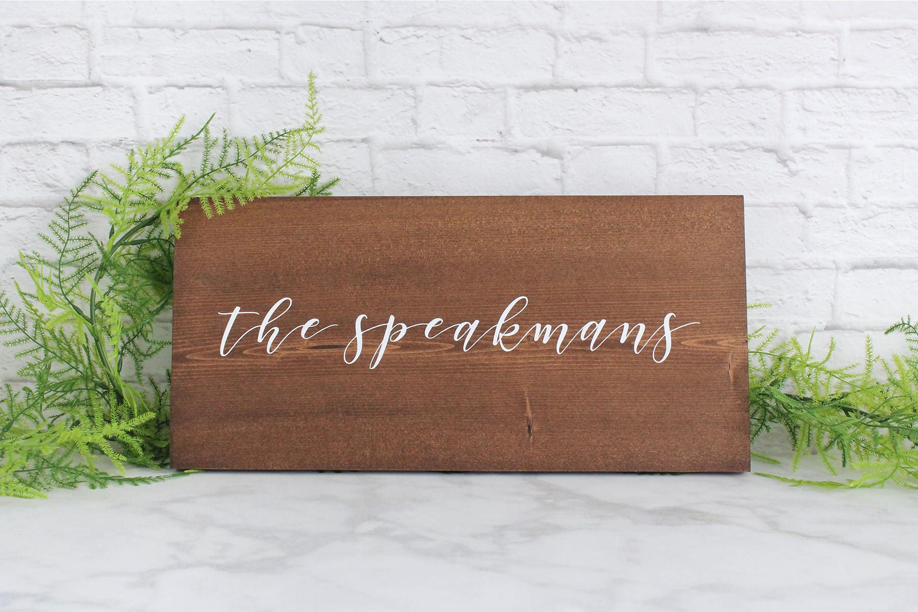 Personalized Wood Sign, Custom Wedding Name Last Sign