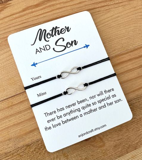 Mother & Son Bracelet Set, Gift For Son, Mommy Me Bracelets, Boys Bracelet, Mom, Mother's Day