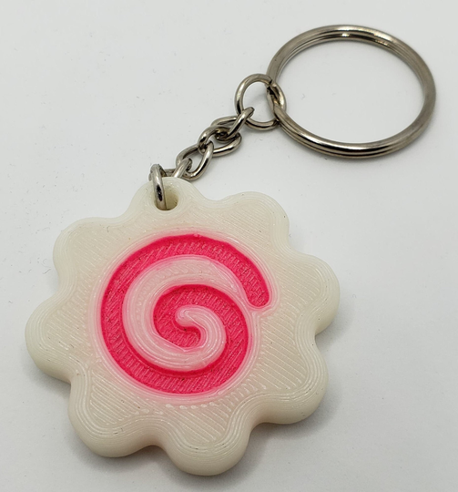 Fish Cake Keychain