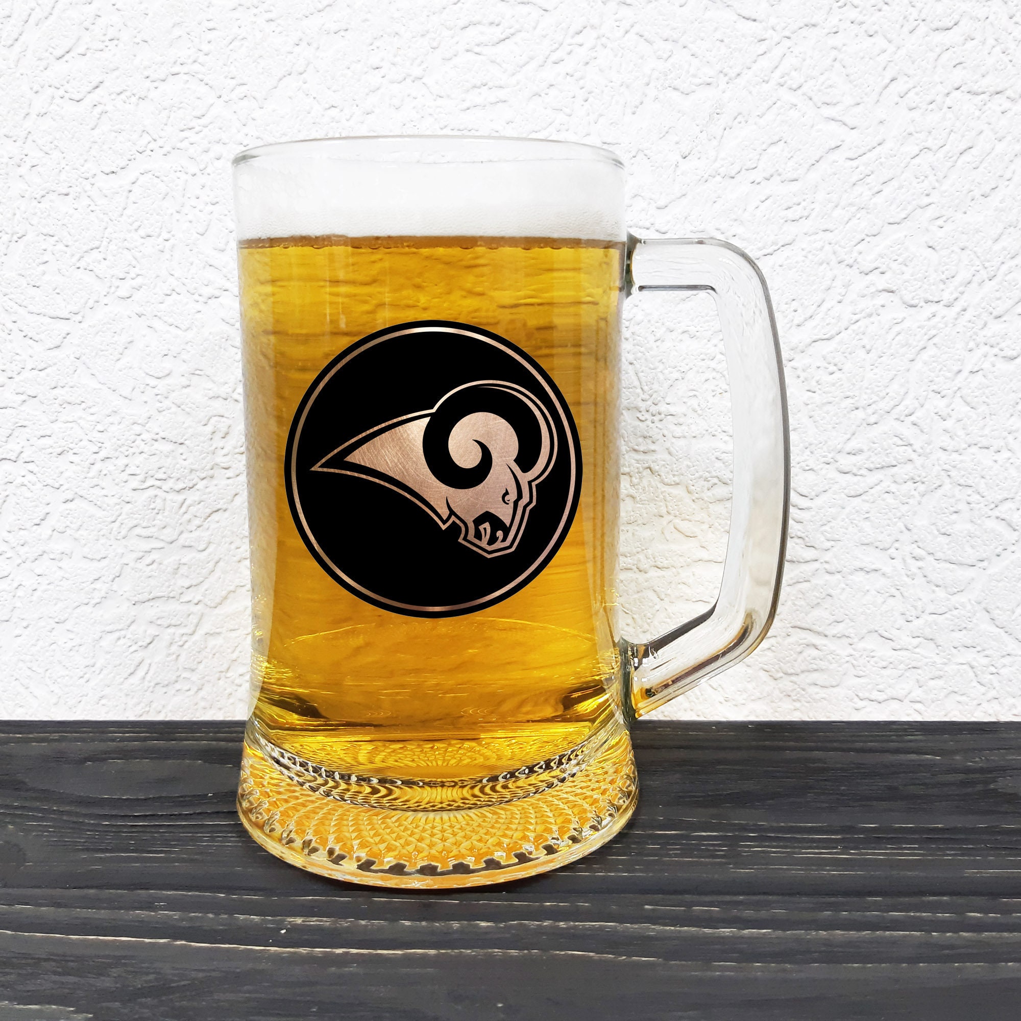 Los Angeles Rams Mug - American Football Beer Stein Gift For Him Boyfriend Personalized Sport Tankard Nfl Men