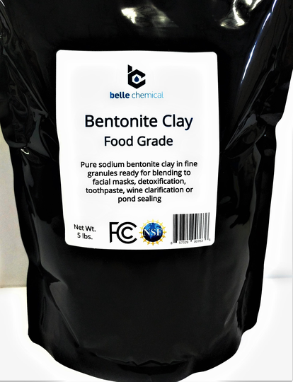 Food Grade Sodium Bentonite Clay | 5 Pounds