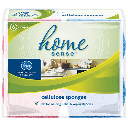 Kroger Easy Grip Cellulose Sponges - 6.0 ea