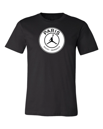 Jordan Paris Saint Germain White Circle Logo T-Shirt | Air Shirt | 6 Sizes S-5xl Fast Ship