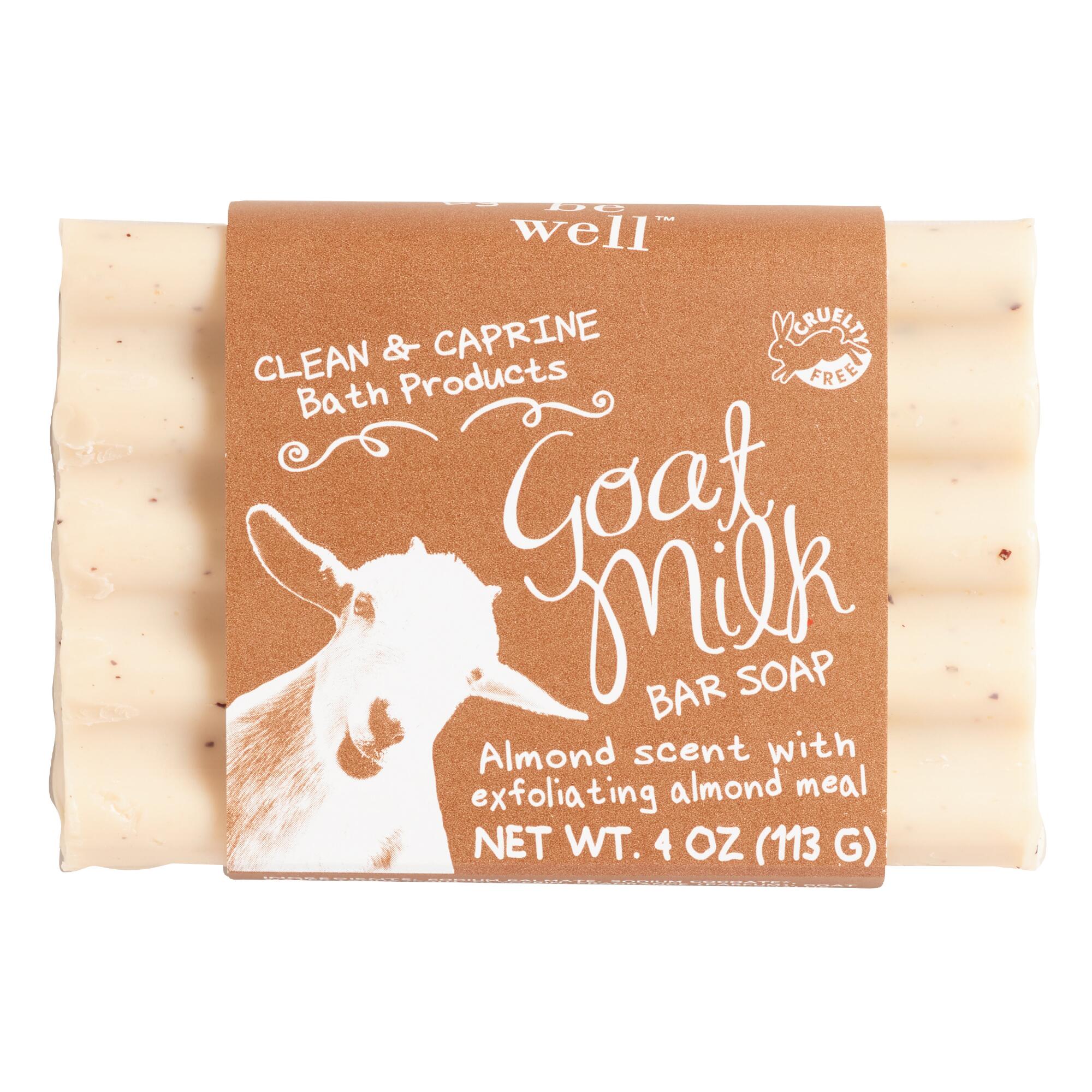Be Well Almond Goat Milk Bar Soap Set Of 2 by World Market