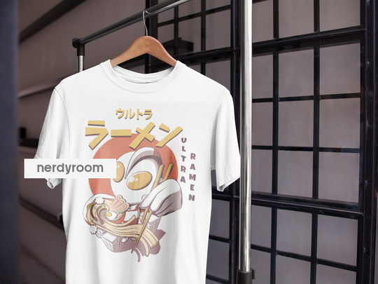 Cyber Ramen Japanese T-Shirt, Noodles, Bowl, Short-Sleeve Unisex T-Shirt