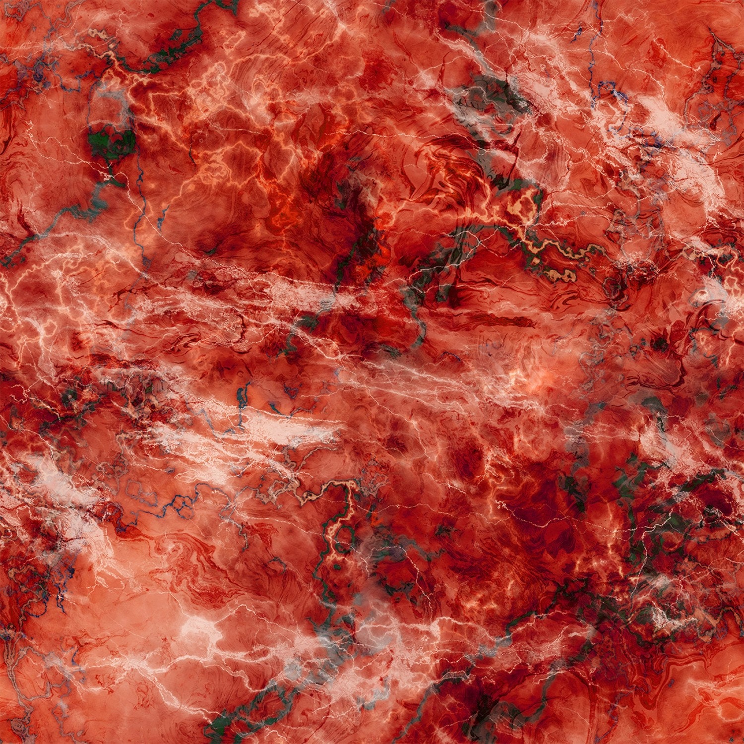 Marbled Flame Blender Fabric By The Yard From Hoffman Fabrics Spectrum, & Fat Quarters Available