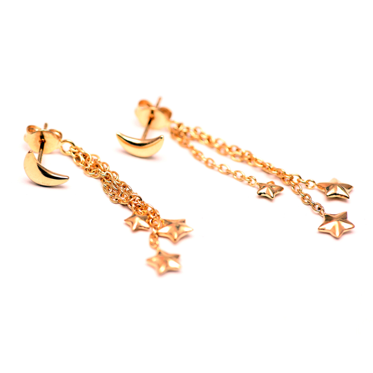 14K Celestial Earrings