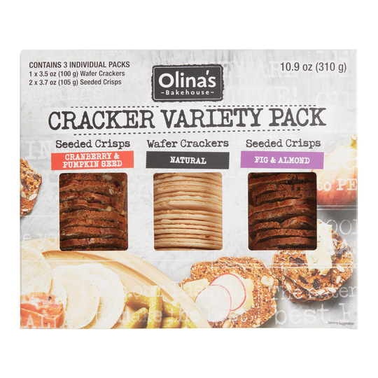Olina's Artisan Crackers Variety Pack by World Market