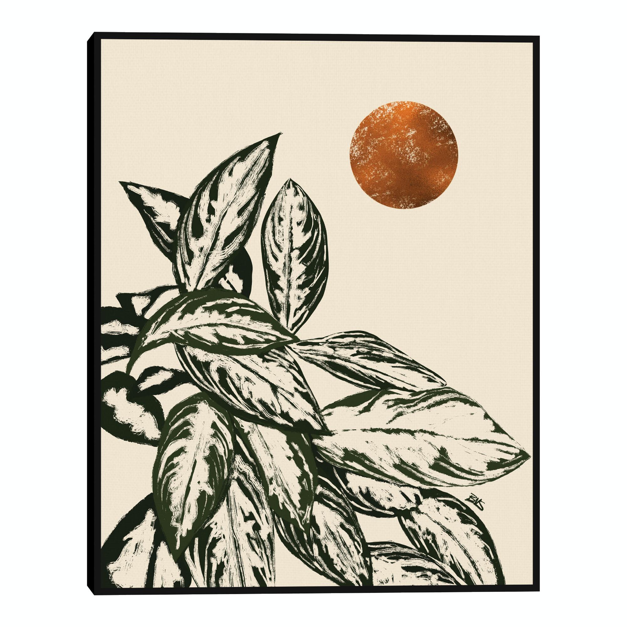 Calas II by Bria Nicole Framed Canvas Wall Art: White/Multi by World Market