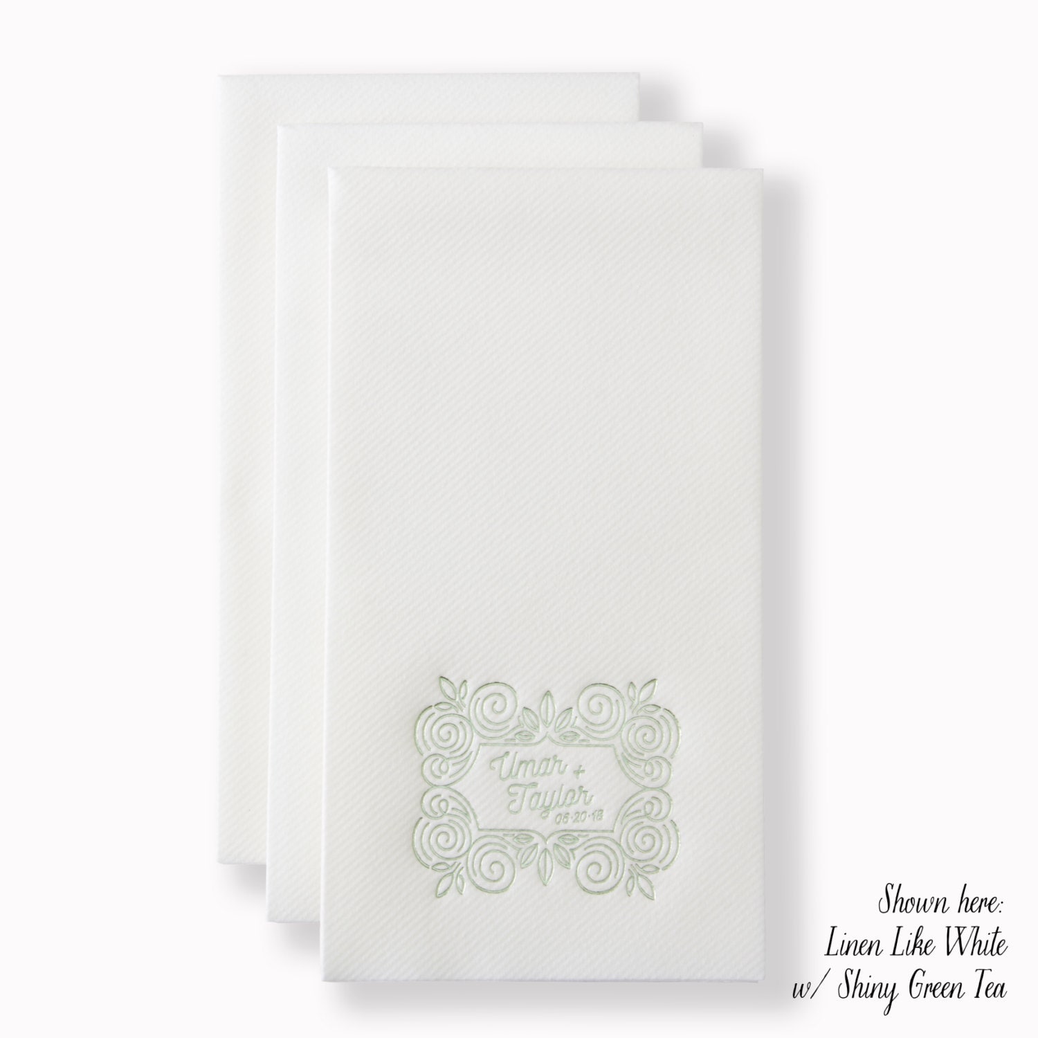 Love Labyrinth Linen Like Guest Towels - Hand Towel, Bath Personalized Wedding Decor, Custom Gift, Bridal Shower Decor