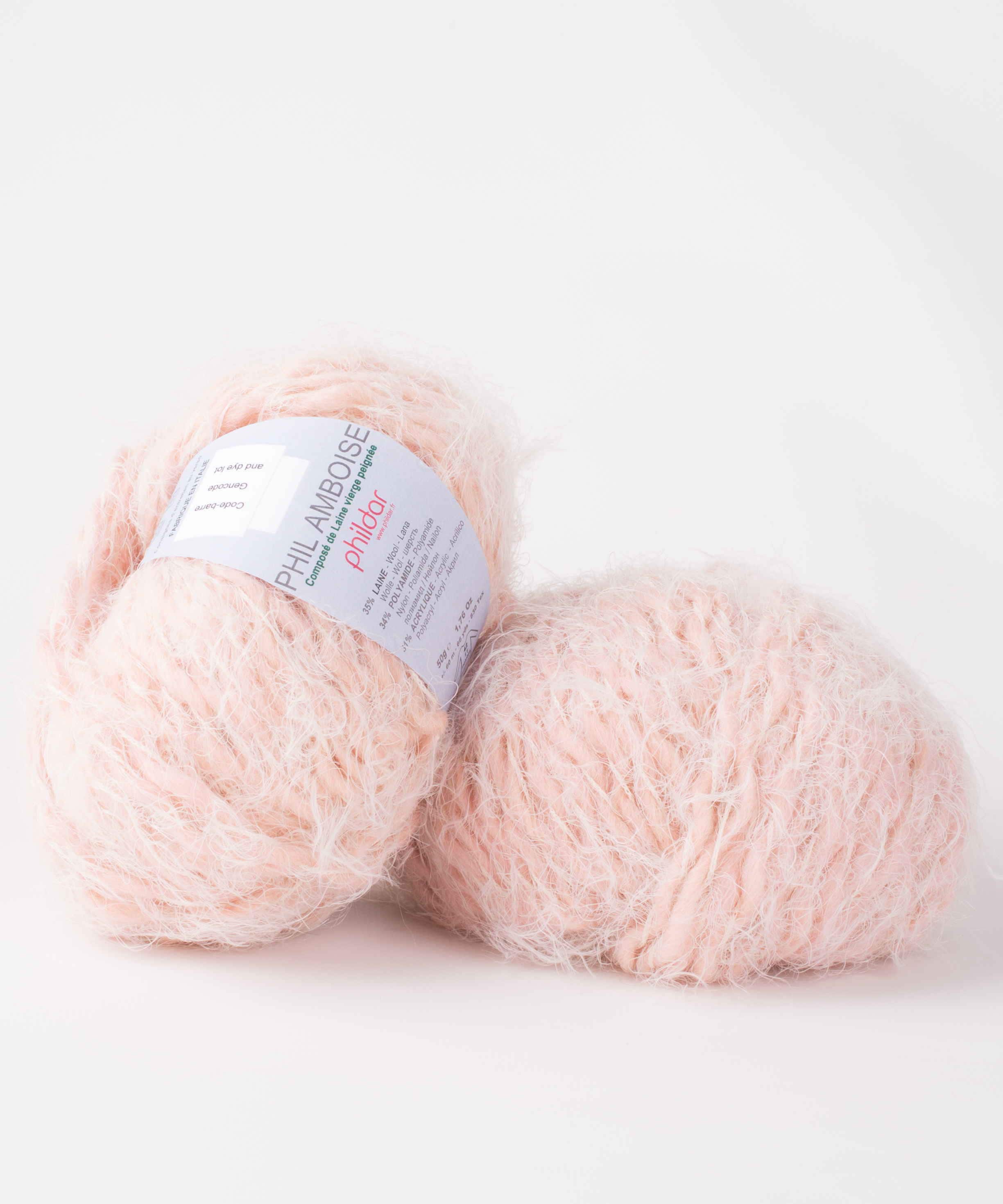 Gradient Yarn, Chunky Wool Blend Knitting Phildar Amboise in 1.8 Oz 66 Yards