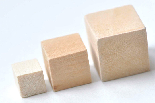Unfinished Natural Wood Cubes Findings | No Hole 10mm/15mm/20mm
