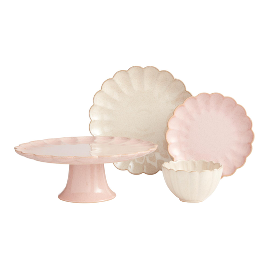 Speckled Scallop Rim Dinnerware Collection by World Market