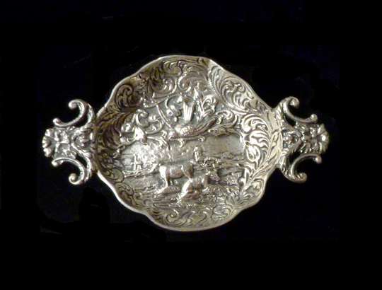 Dutch Miniature Hooijkaas Two Handle Dish