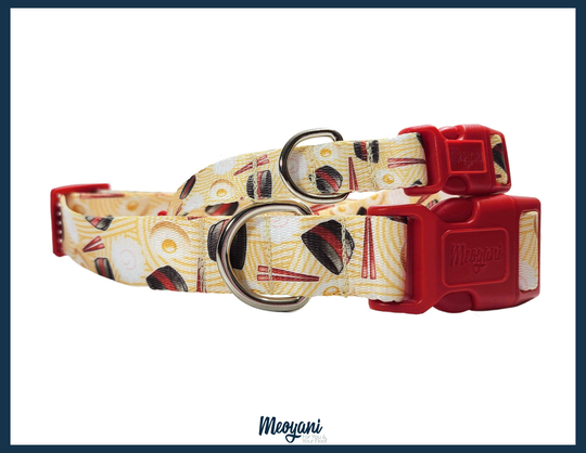 Ramen Noodle Bowl Collar, Dog & Cat Collars/ Unique Collar/ Geek Nerdy Collars/ Gift For Pet Owners