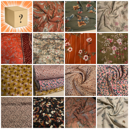 Mystery Woven Polyester Rayon Blends Prints Fabric