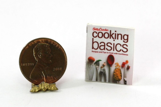 Dollhouse Miniature Popular Basics Of Cooking Book By Cindi's Minis