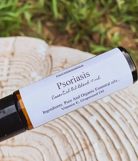 Psoriasis Essential Oil Roll On Blend 10Ml, Oils, Therapeutic, Self Care, Skin Gift