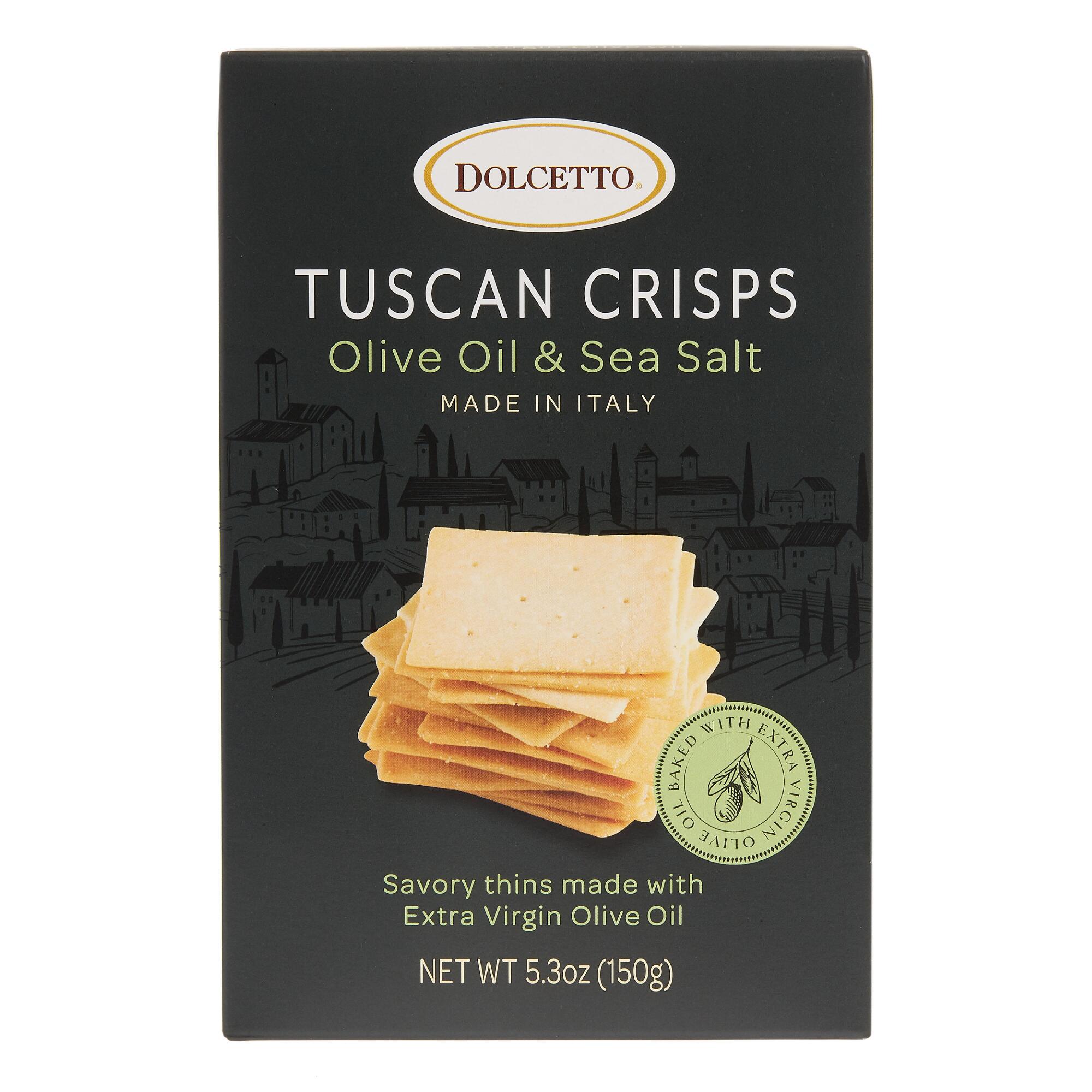 Dolcetto Olive Oil and Sea Salt Tuscan Crisps by World Market