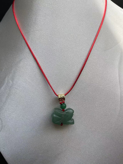 Rabbit - Jade Zodiac Lucky Necklace Year Of 2023 | Adult & Kid