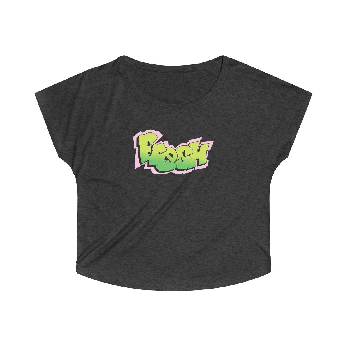 Fresh Women's Tri-Blend Dolman - 90S Vintage Hip Hop Breakdance