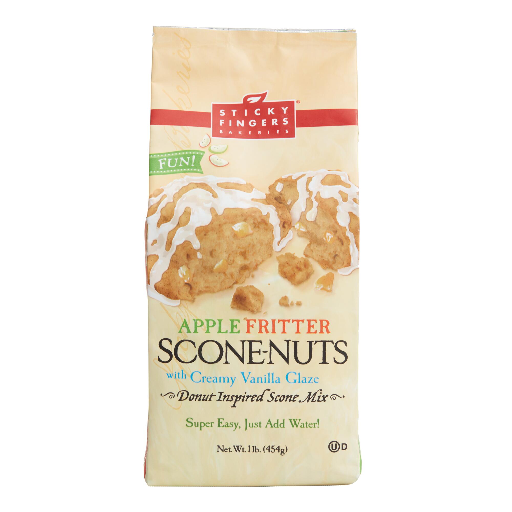 Sticky Fingers Apple Fritter Scone-Nuts Mix by World Market