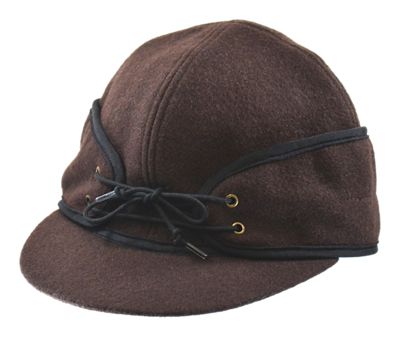 Crown Cap Wool Blend Railroad Cap - Brown - 7-3/4