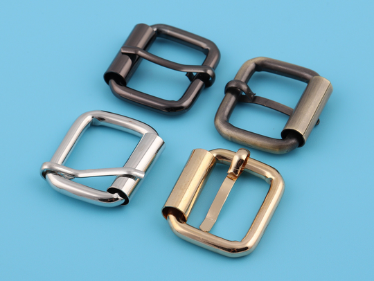 2-4-10Pcs 1''( 26mm Inner Roller Pin Belt Buckle Single Prong Rectangle Center Bar Tongue Heel Strap Leather Craft Supplies