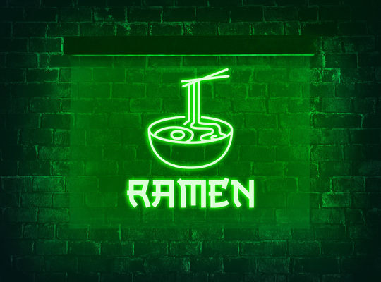 Ramen Neon Sign Led, Light, Led Sign, Light Food Restaurant Led For Business