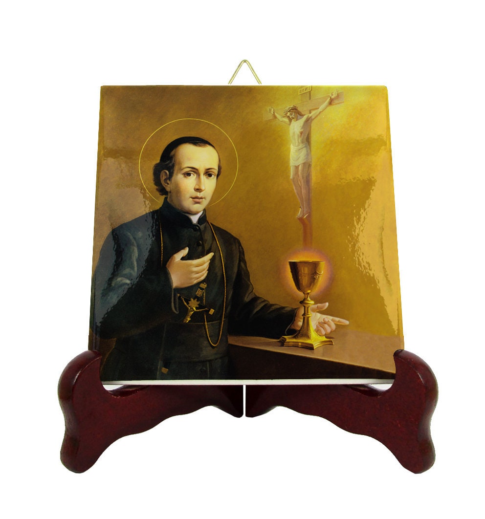 Saint Gaspar Del Bufalo - Icon On Ceramic Tile St Saints Art Catholic Serie Church Gaspare