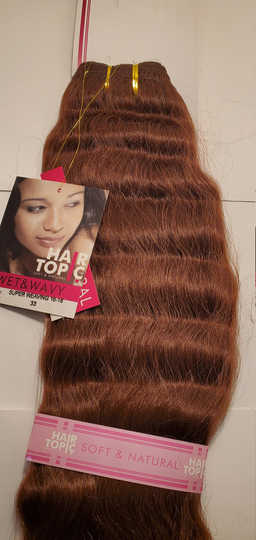Human Hair Blended Super Weaving Tangle-Free; Wet & Wavy; Sew-In; Weft; Soft & Natural; For Women