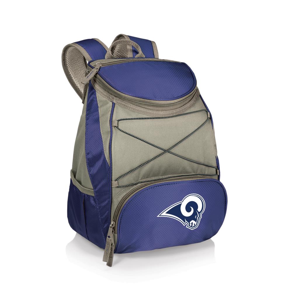 Picnic Time Los Angeles Rams Insulated Backpack Cooler in Blue | 633-00-138-334-2