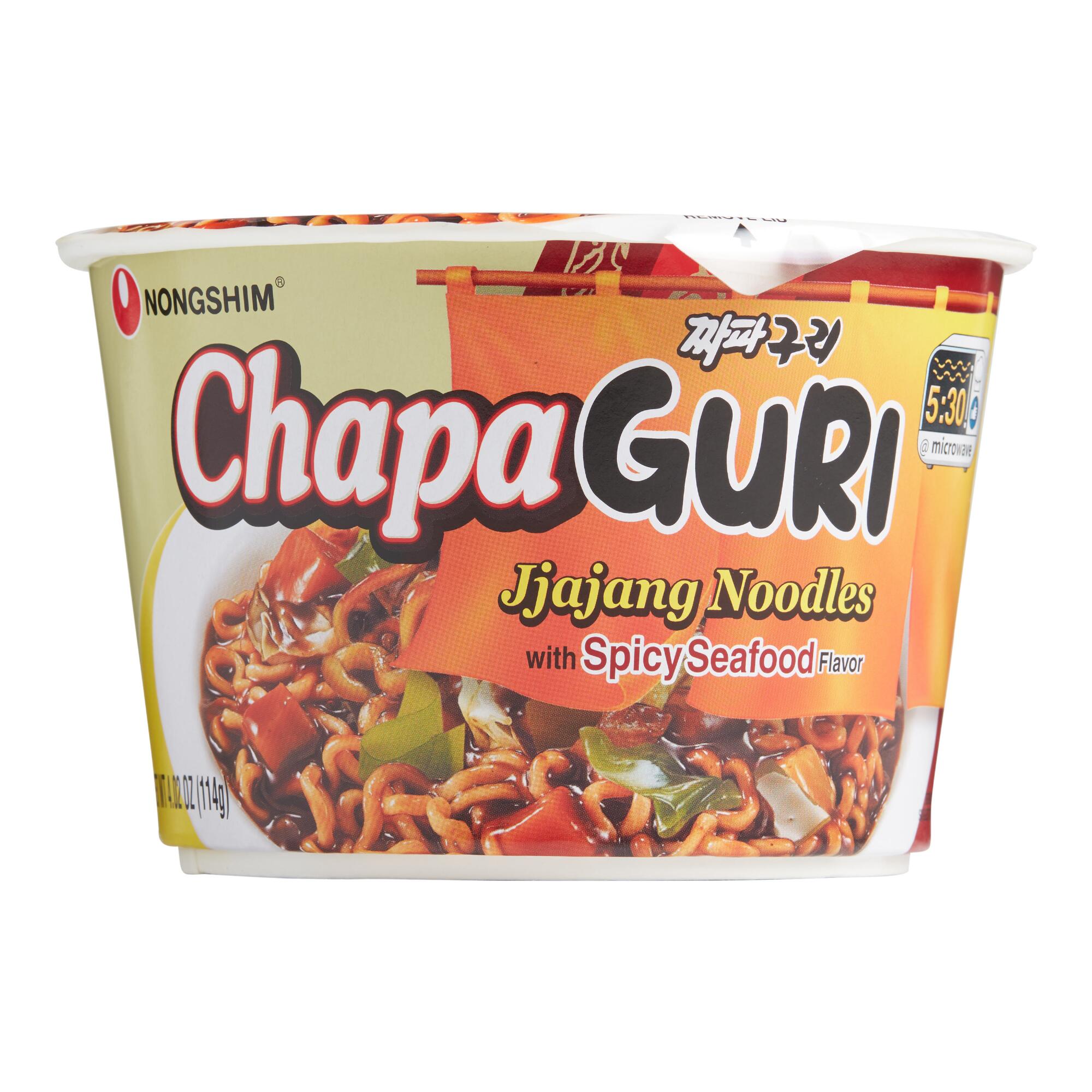 Nongshim Chapaguri Spicy Seafood Noodle Soup Cup Set of 6 by World Market
