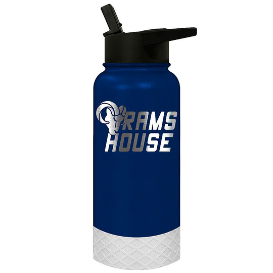 Los Angeles Rams Rally Thirst Water Bottle, Blue