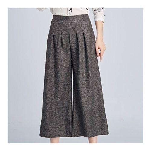 Ninth Loose Pants Blending All-match Casual Ninth Trousers grey S - XL