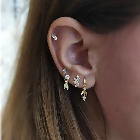 925 Sterling Silver One Women's Earrings Dlp9R63