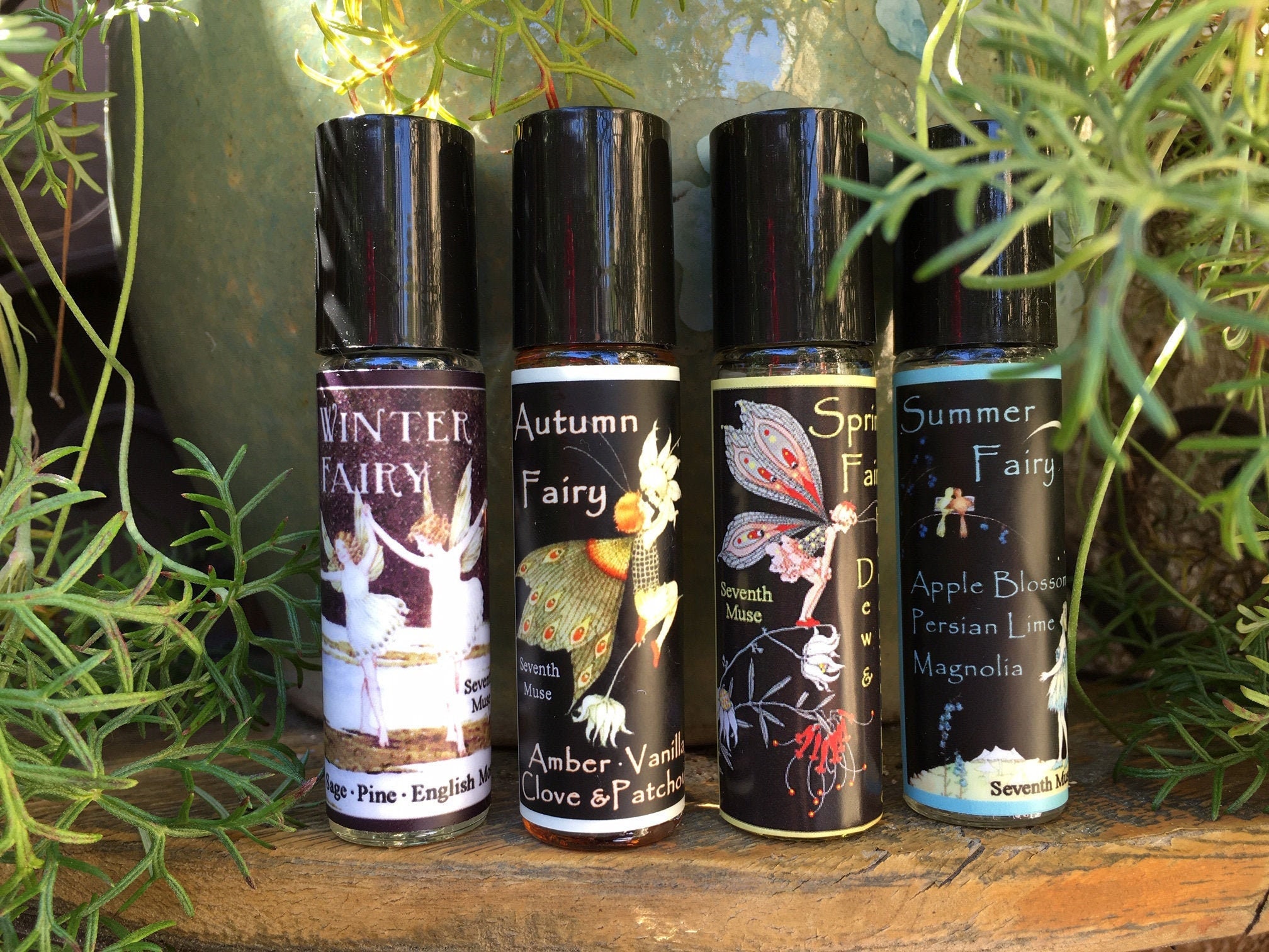 Fairy Blend Roll-On Perfume Oils - Autumn Fairy, Winter Summer Or Spring