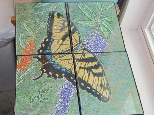 4 Watercolor Butterfly Prints 8 X 10 Each To Make One Picture By Kathy Marrs Chandler