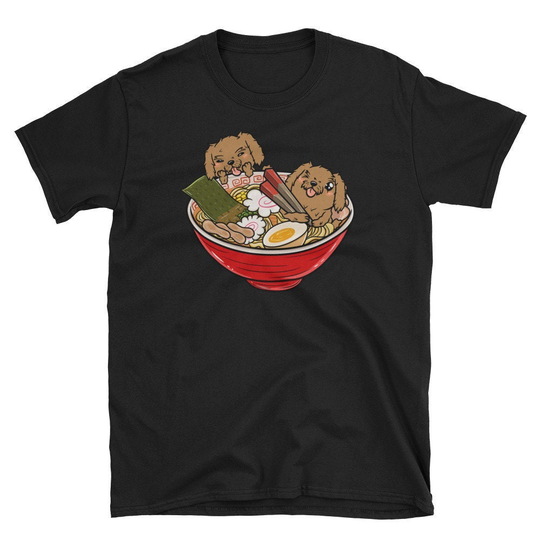 Goldendoodle Japanese Ramen Kawaii Shirt, Funny T-Shirt, Golden Doodle Dog T Shirt