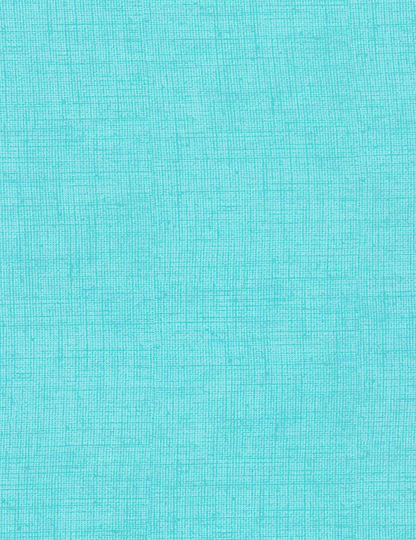 Mix Basic ~ Aqua Textured Linen Look Blender Cotton Fabric, Timeless Treasures 100% Blue Fabric