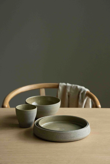 stoneware Dinnerware Set Pottery Handmade Ceramic Dinner Plate Wedding Gift Dish