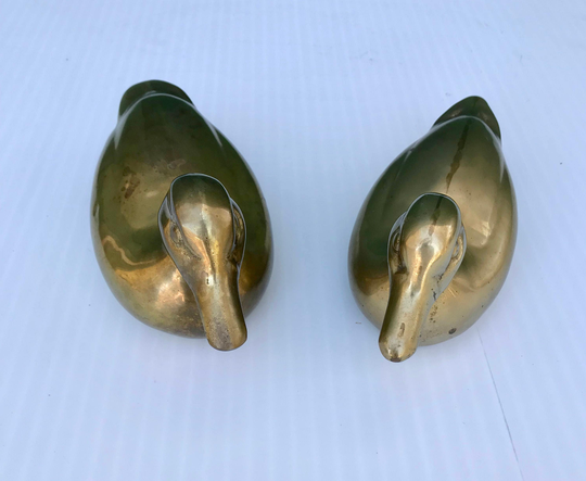 Ducks, Brass Listing Is For Pair Of Ducks