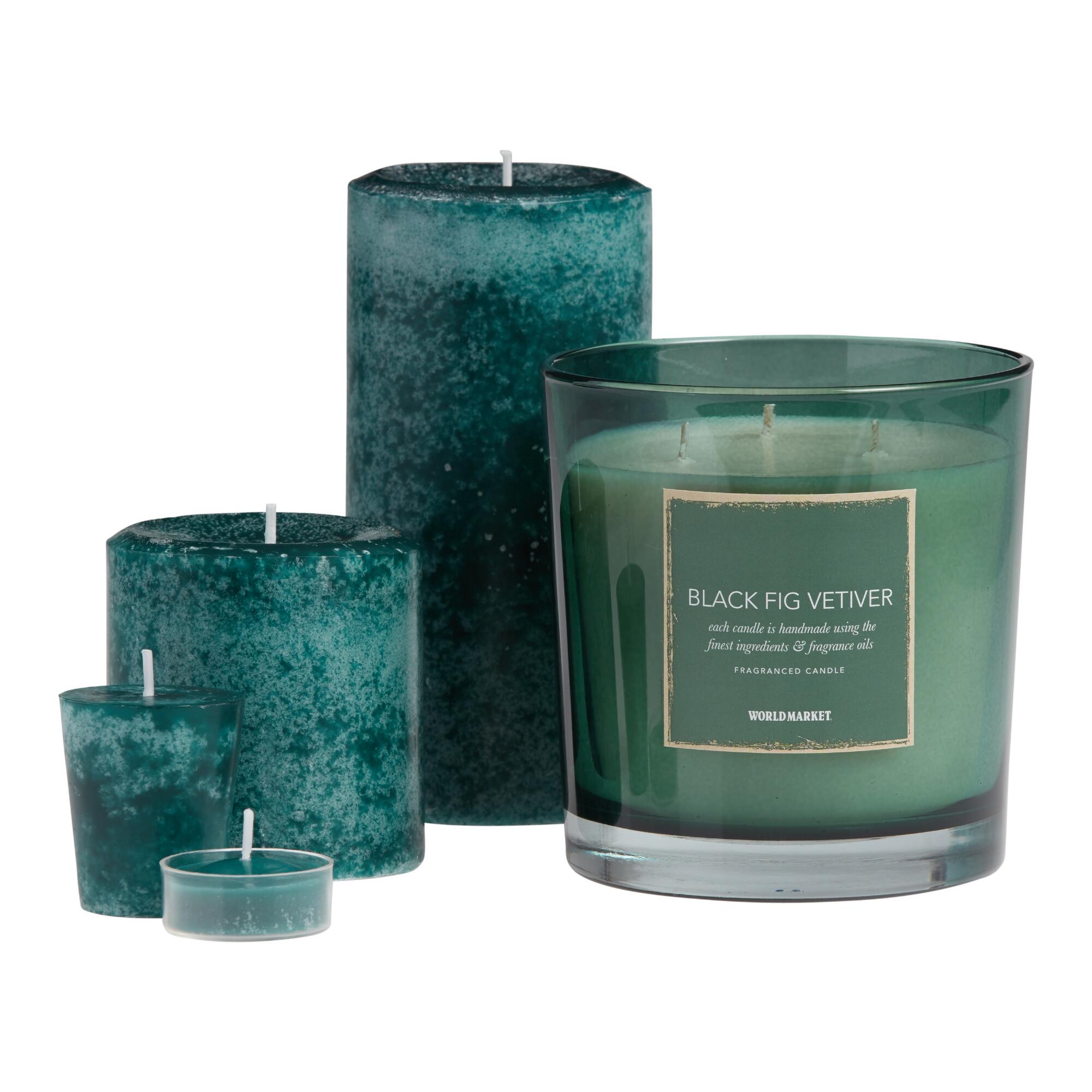 Black Fig Vetiver Scented Candle Collection by World Market