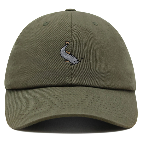 Catfish Premium Dad Hat Embroidered Baseball Cap Seafood