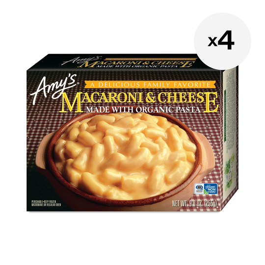 Amy's Macaroni & Cheese, 4 Pack 4 x 9 oz boxes