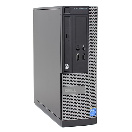 Dell 3020 Small Form Factor Intel Core i5 4570 3.2GHz 8GB RAM 1TB Hard Drive, DVD Windows 10 Pro, Refurbished