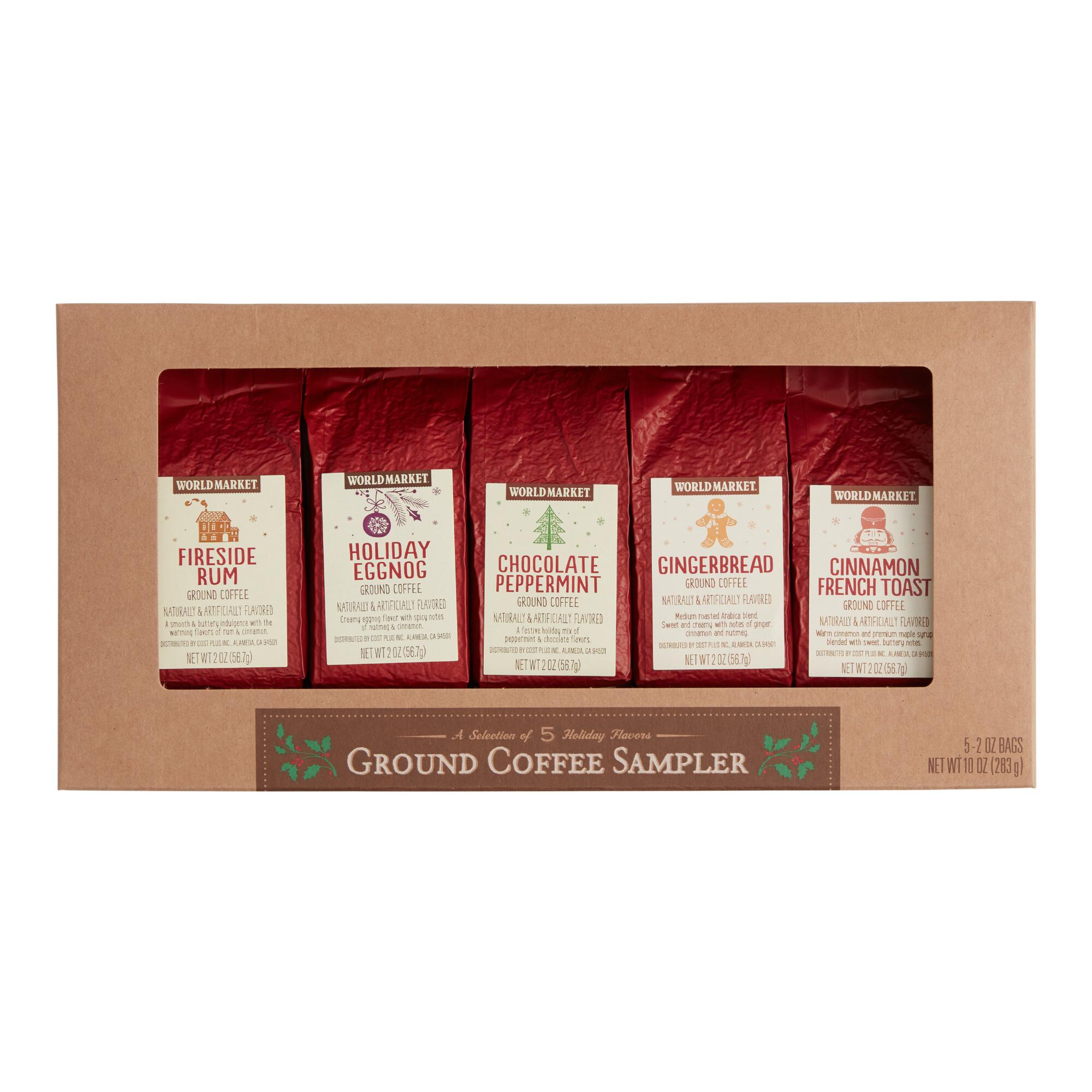 World Market Ground Coffee Holiday Sampler 5 Pack by World Market