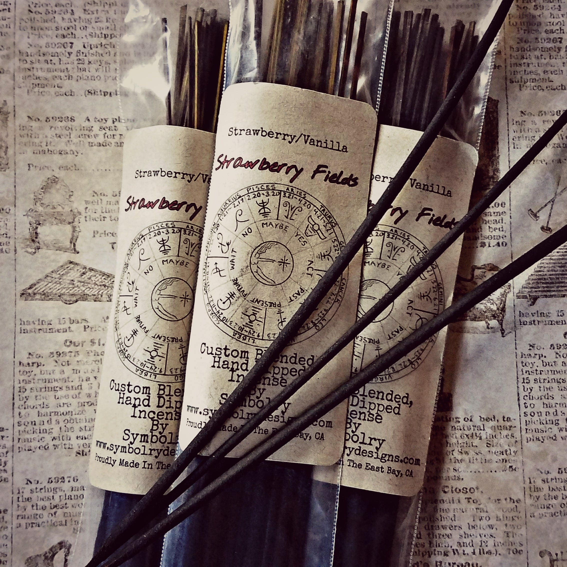 strawberry Blonde - Custom Blended, Hand Dipped Incense