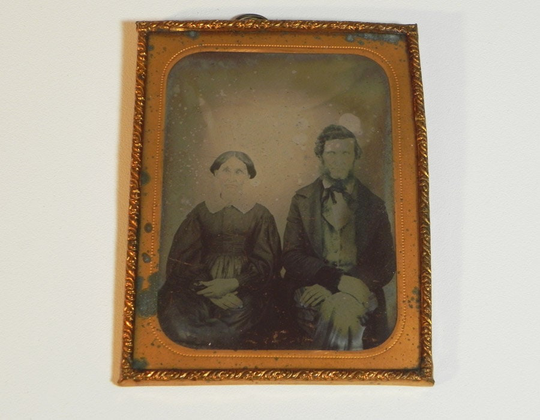 Early 1850's Photograph Of Couple