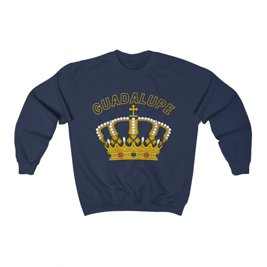Guadalupe Queen Of Heaven Unisex Heavy Blend Crewneck Sweatshirt Our Lady 2021 Commemoration Gift Birthday Christmas Gift